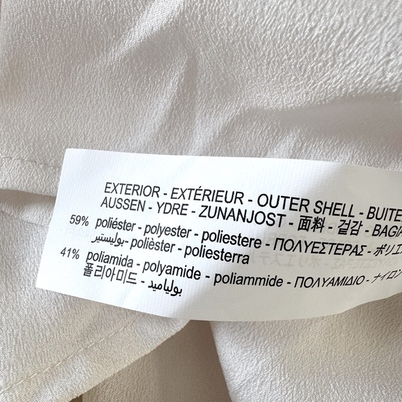 Zara Voluminous Flounce Mini Dress in Ivory. Size Small. - Picture 11 of 12